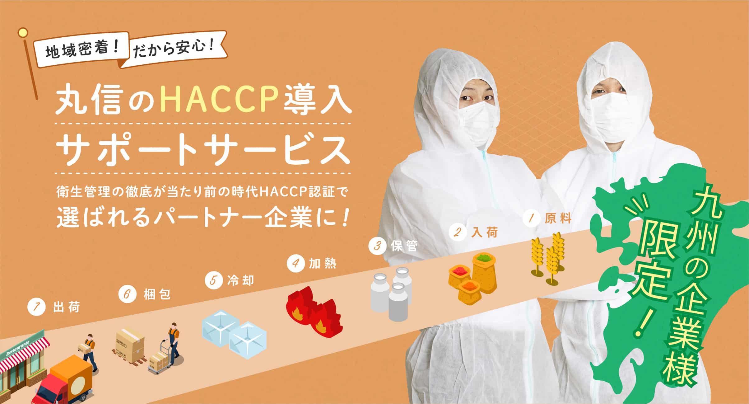 丸信のHACCP導入サポートサービス
